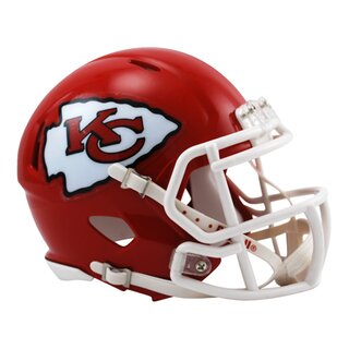 NFL AMP Team Kansas City Chiefs Riddell Speed Replica Mini Helm