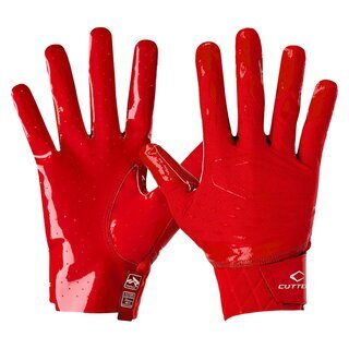 Cutters CG10440 Rev Pro 5.0 Receiver Gloves Solid - rot Gr.M