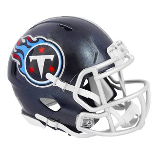 NFL AMP Team Tennessee Titans Riddell Speed Replica Mini...