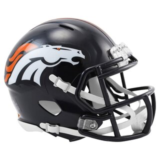 NFL AMP Team Denver Broncos Riddell Speed Replica Mini Helm