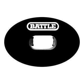 BATTLE Chrome Oxygen Convertible Strap Football Mundschutz + Lippenschutz, Senior - schwarz