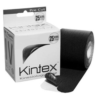 Kintex Kinesiology Tape PreCut - Schwarz