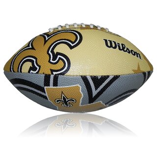 Wilson NFL Junior New Orleans Saints Logo Football