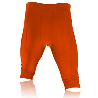 Full Force American Football Game pants Lycra Stretch - orange Gr. YL