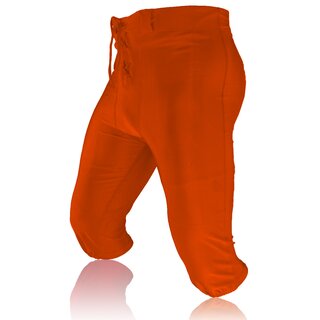 Full Force American Football Game pants Lycra Stretch - orange Gr. S