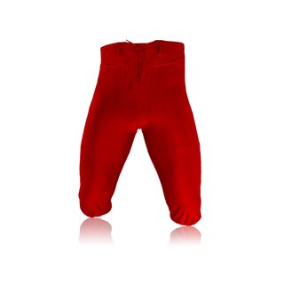 Full Force American Football Game pants Lycra Stretch - rot Gr. YL