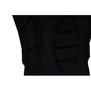 Full Force Wear 3 Pad Shirt mit Rippenpolsterung - schwarz Gr. S