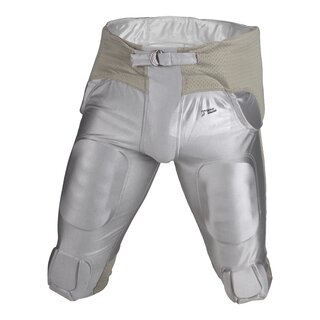Active Athletics American Football Hose 7 Pad All in One Gamepants - silber Gr. L