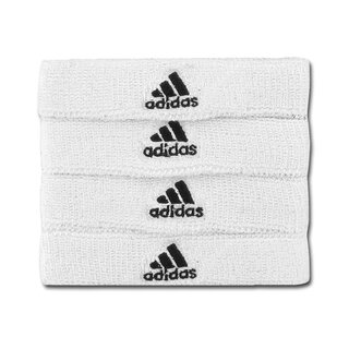 adidas Interval 3/4 Bicep Bands, climalite, 4er Pack - weiß
