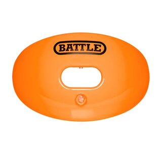 BATTLE Chrome Oxygen Football Mundstück - Erwachsenengröße orange