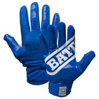 BATTLE Double Threat American Football Receiver Handschuhe - royal Gr. S