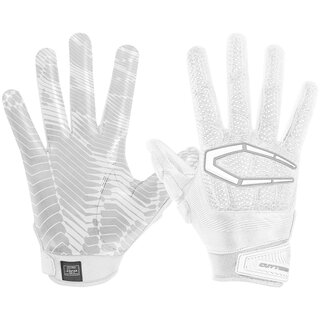 Cutters S652 Gamer 3.0 leicht gepolsterte Football Handschuhe (Multiposition) - weiß Gr. 2XL