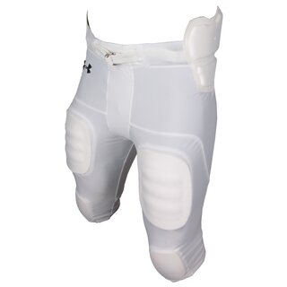 Under Armour 7 Pad All in one Integrated Pant, Footballhose - weiß Gr. M