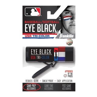 Franklin Premium Eye Black, Gesichtsfarbe - USA Tri-Color