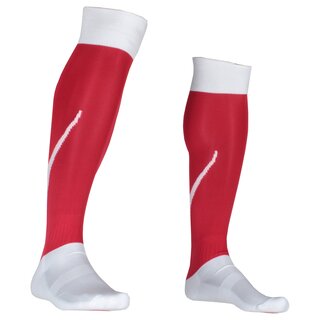 American Sports Football Socken Horns, knielang - rot/weiß