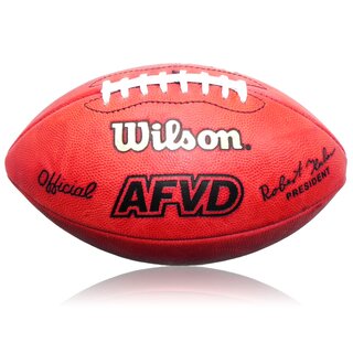 Wilson Football AFVD Game Ball F-1000, Senior, offizieller deutscher Spielball