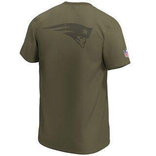 Fanatics NFL New England Patriots Logo T-Shirt - khaki Gr. XL