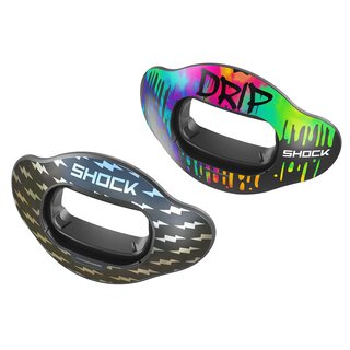 Shock Doctor Interchange Shield für Interchange Mundstück (2er Set) - tie dye drip/ reapea