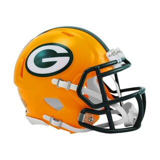 NFL AMP Team Green Bay Packers Riddell Speed Replica Mini...